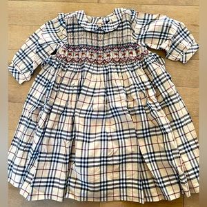 Baby Burberry short sleeve dress size 12 months